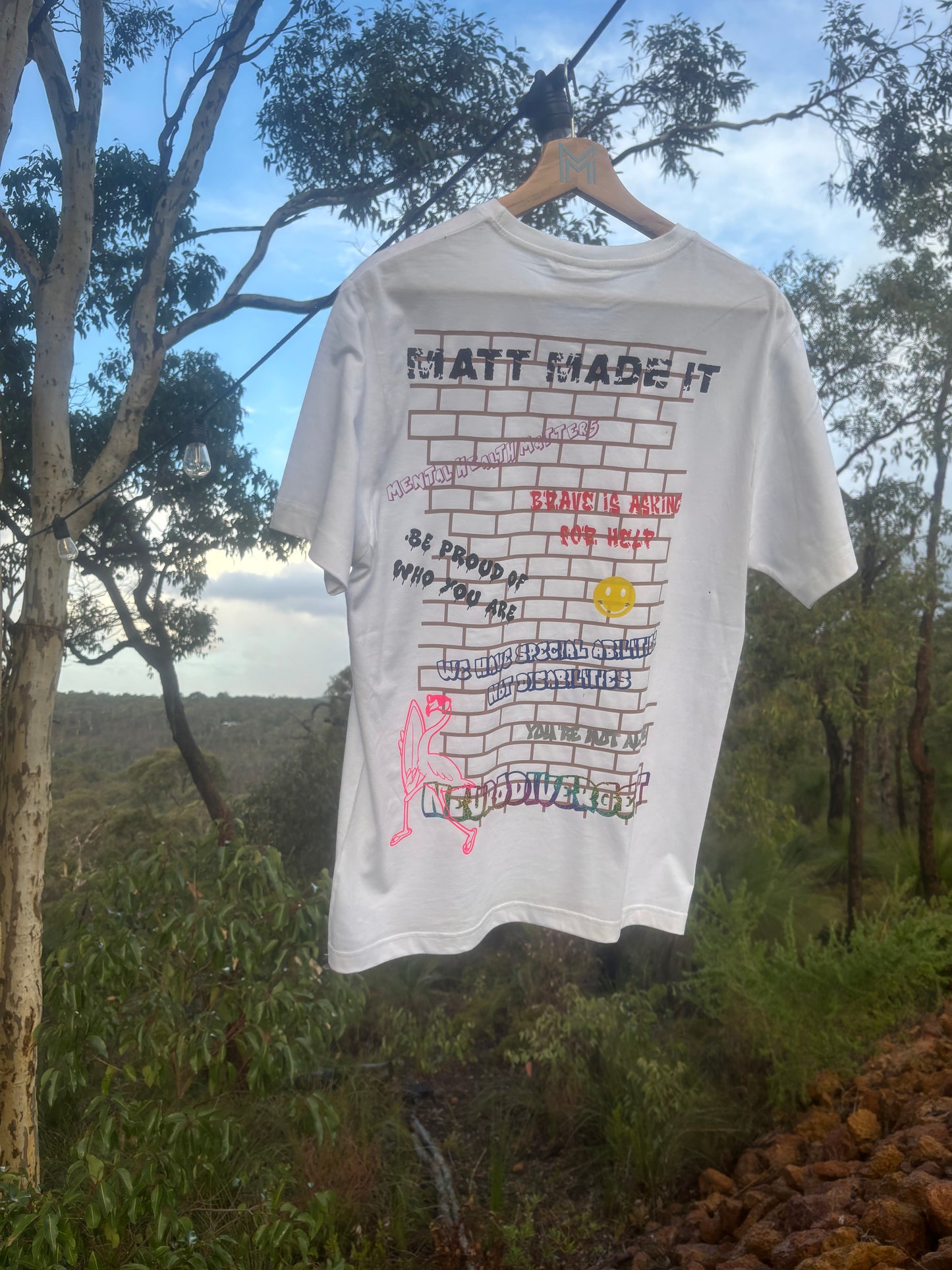 Self Happiness Brick Mural